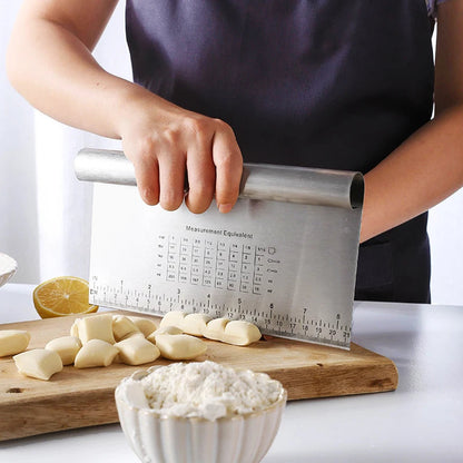 Funki Findz | Cooking Scrapers | Stainless Steel Dough Cutter