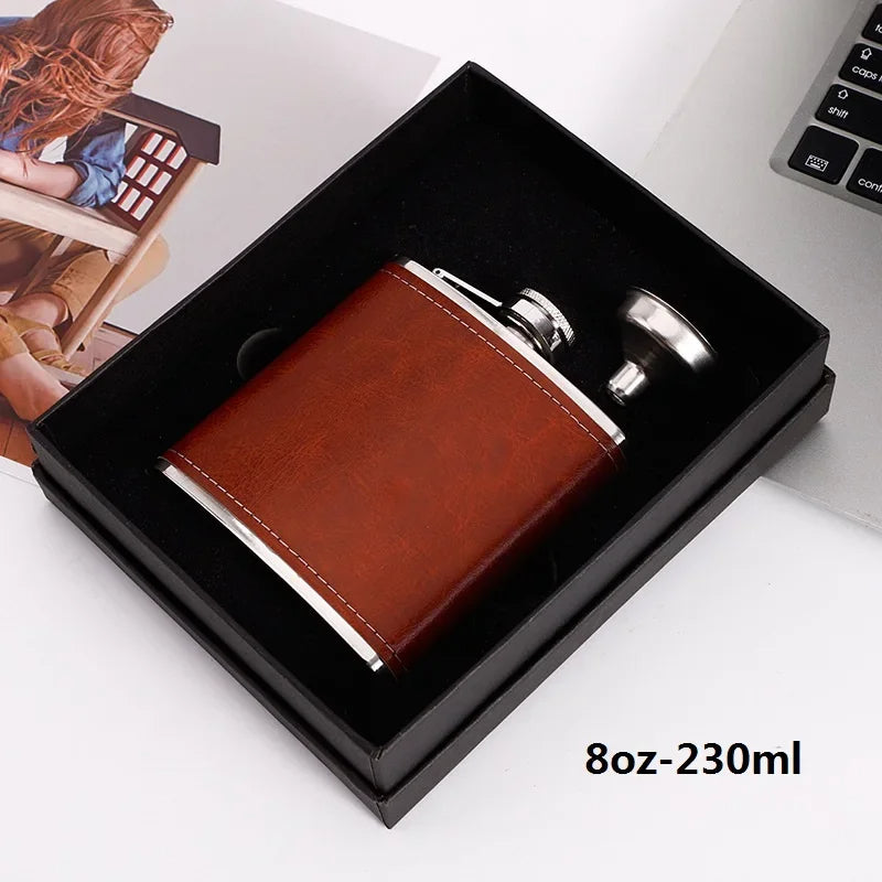 Funki Findz | Hip Flasks | Hip Flask Drink Gift Box Sets 6oz-8oz