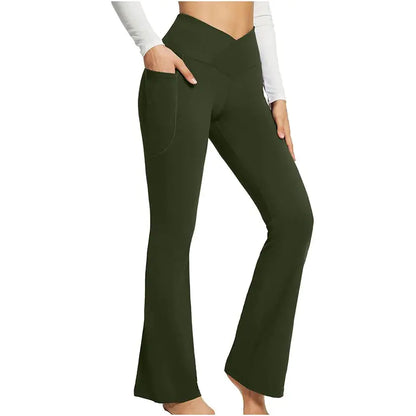 Funki Findz | Pants | Women's High Waist Yoga Flare Leggings