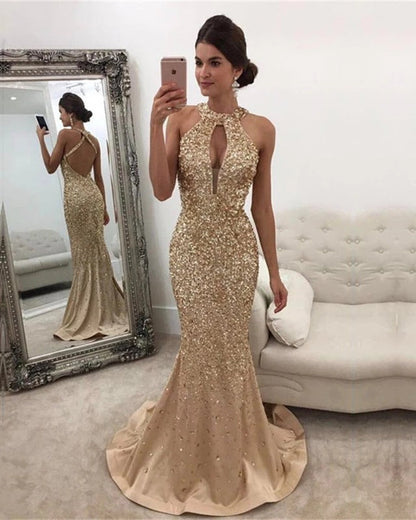 Funki Findz | Dresses | Women's Long Sparkly Mermaid Dress