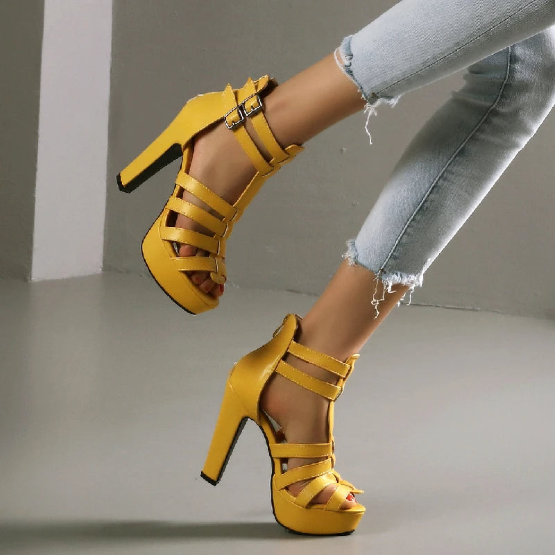 Funki Findz | Shoes | Women's Platform Gladiator Stilettos