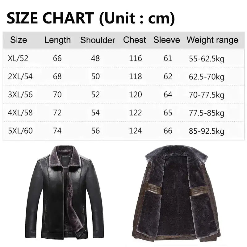 Funki Findz | Jackets | Men's Luxury Faux Leather Winter Jacket