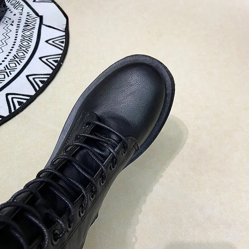 Funki Findz | Boots | Women's Gothic Lace Up High Top Boots