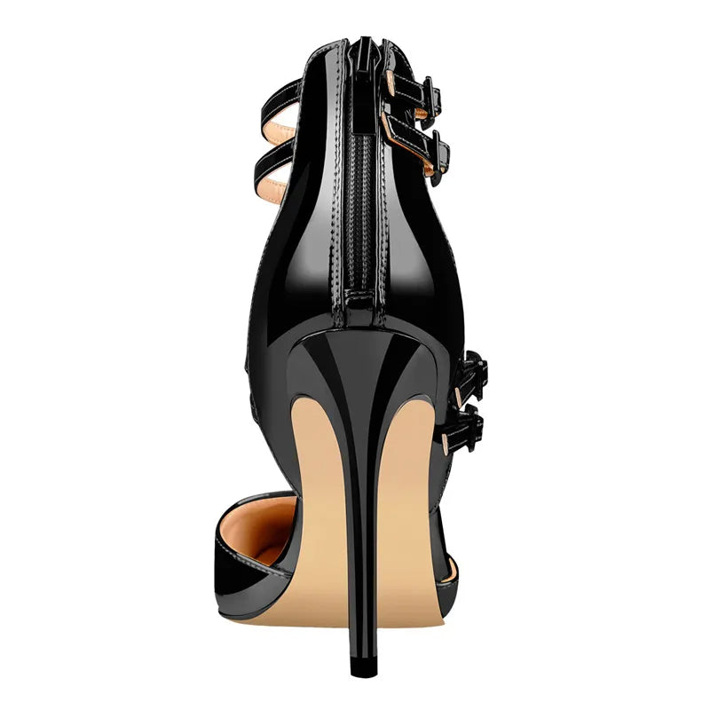 Funki Findz | Shoes | Women's Luxury 4 Strap Stiletto Sandals