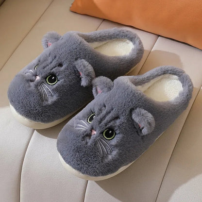 Funki Findz | Shoes | Women's Cute Cozy Cartoon Cat Slippers