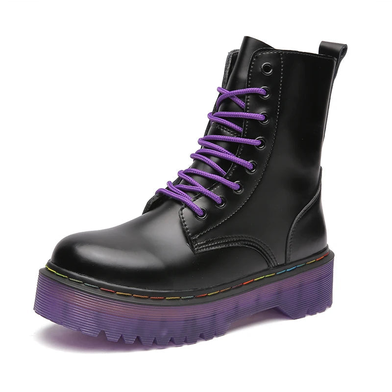 Funki Findz | Boots | Men's Women's 8-Hole Real Leather Boots