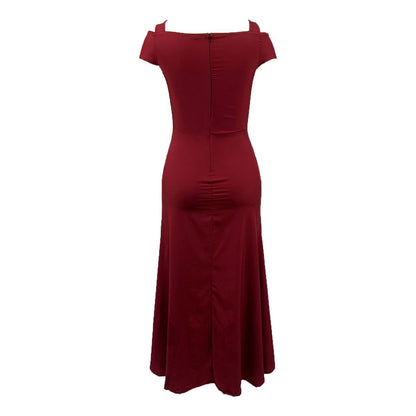 Funki Findz | Dresses | Women's Off Shoulder Long Slim Dress