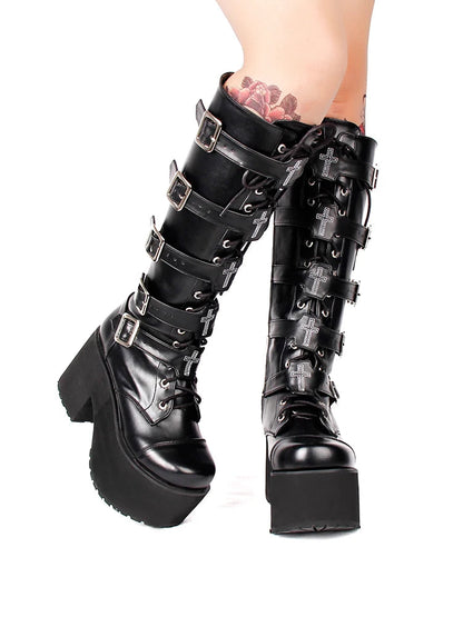 Funki Findz | Boots | Women's Gothic Harajuku Platform Boots