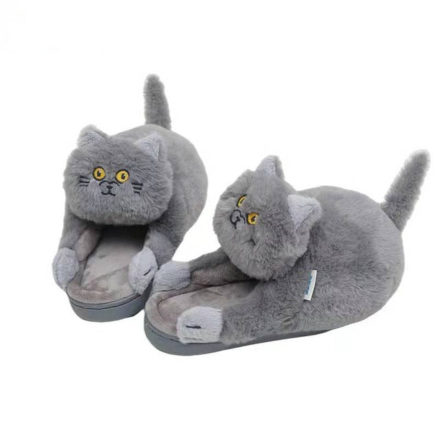 Funki Findz | Shoes | Women's Soft Cat Hug Slippers
