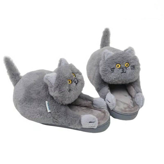 Funki Findz | Shoes | Women's Soft Cat Hug Slippers