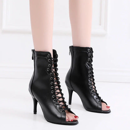 Funki Findz | Boots | Women's Latin Lace Up Dance Boots