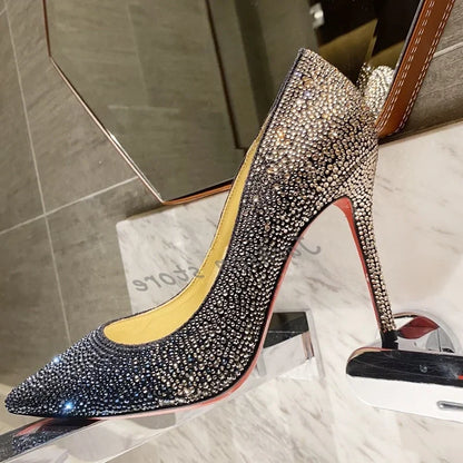 Funki Findz | Shoes | Women's Luxury Rhinestone Wedding Shoe