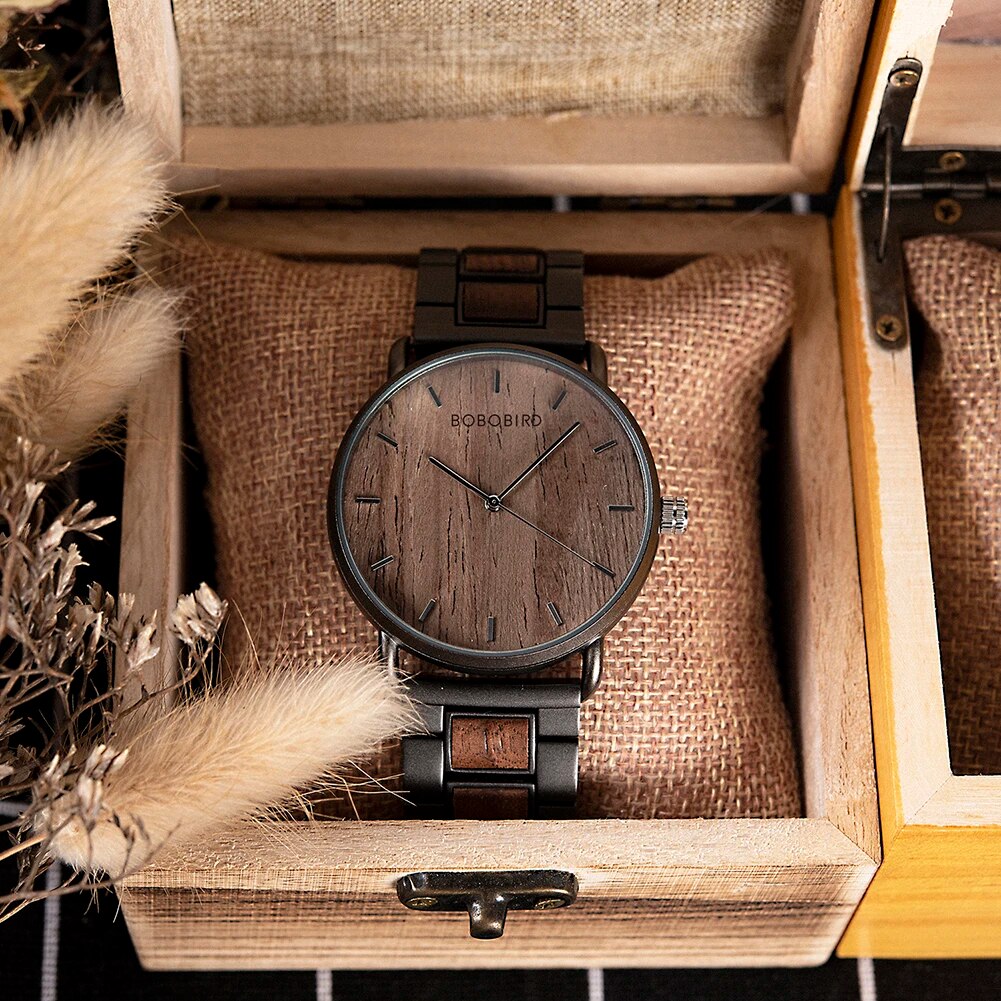 Funki Findz | Watches | Men's Wood Quartz Wristwatch | Gift
