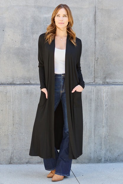 Funki Findz | Jackets | Women's Open Front Long Sleeve Coat