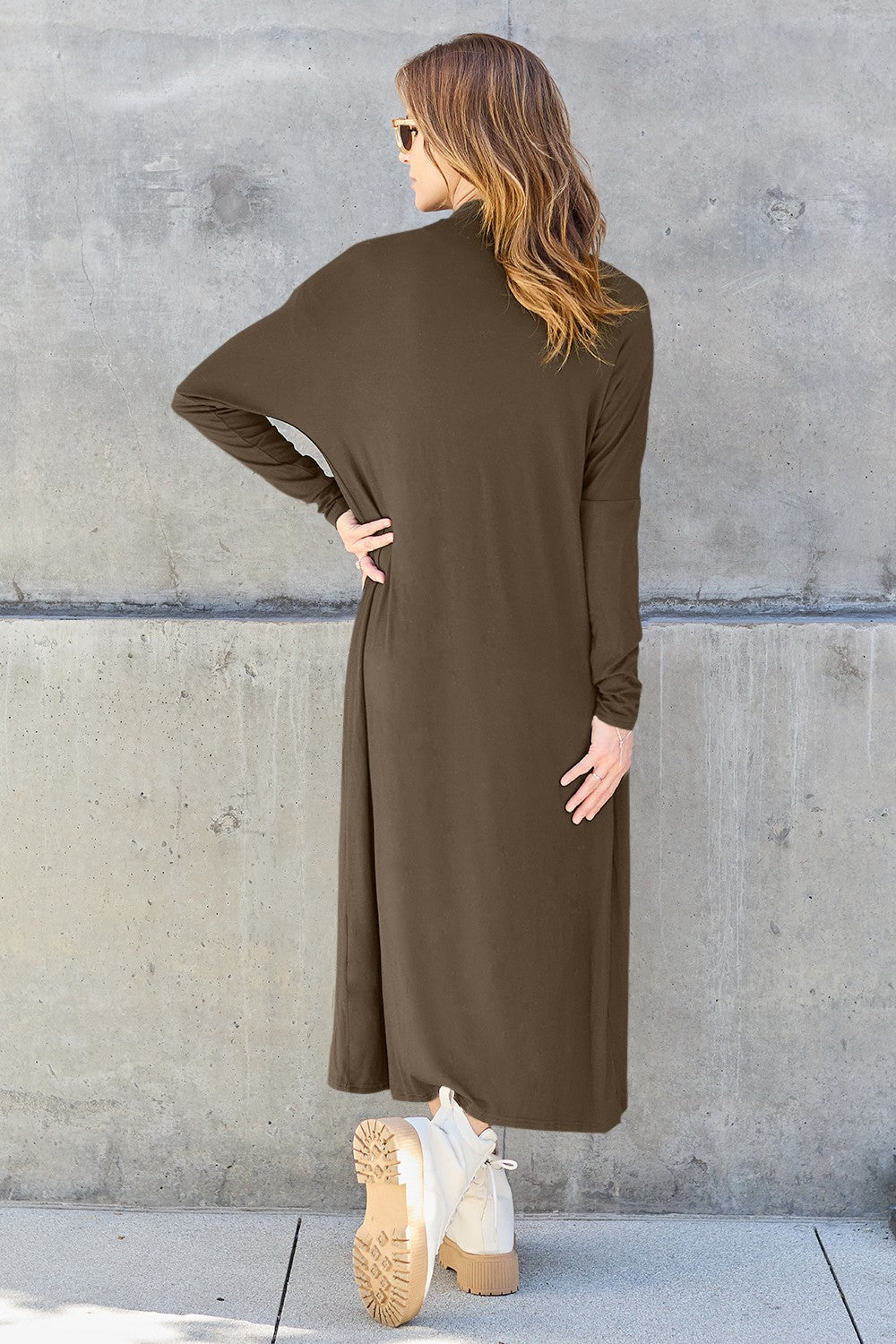 Funki Findz | Jackets | Women's Open Front Long Sleeve Coat