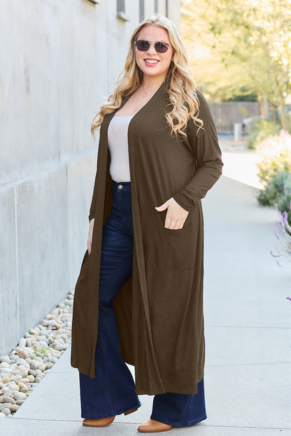 Funki Findz | Jackets | Women's Open Front Long Sleeve Coat