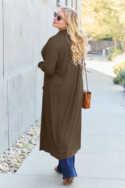 Funki Findz | Jackets | Women's Open Front Long Sleeve Coat