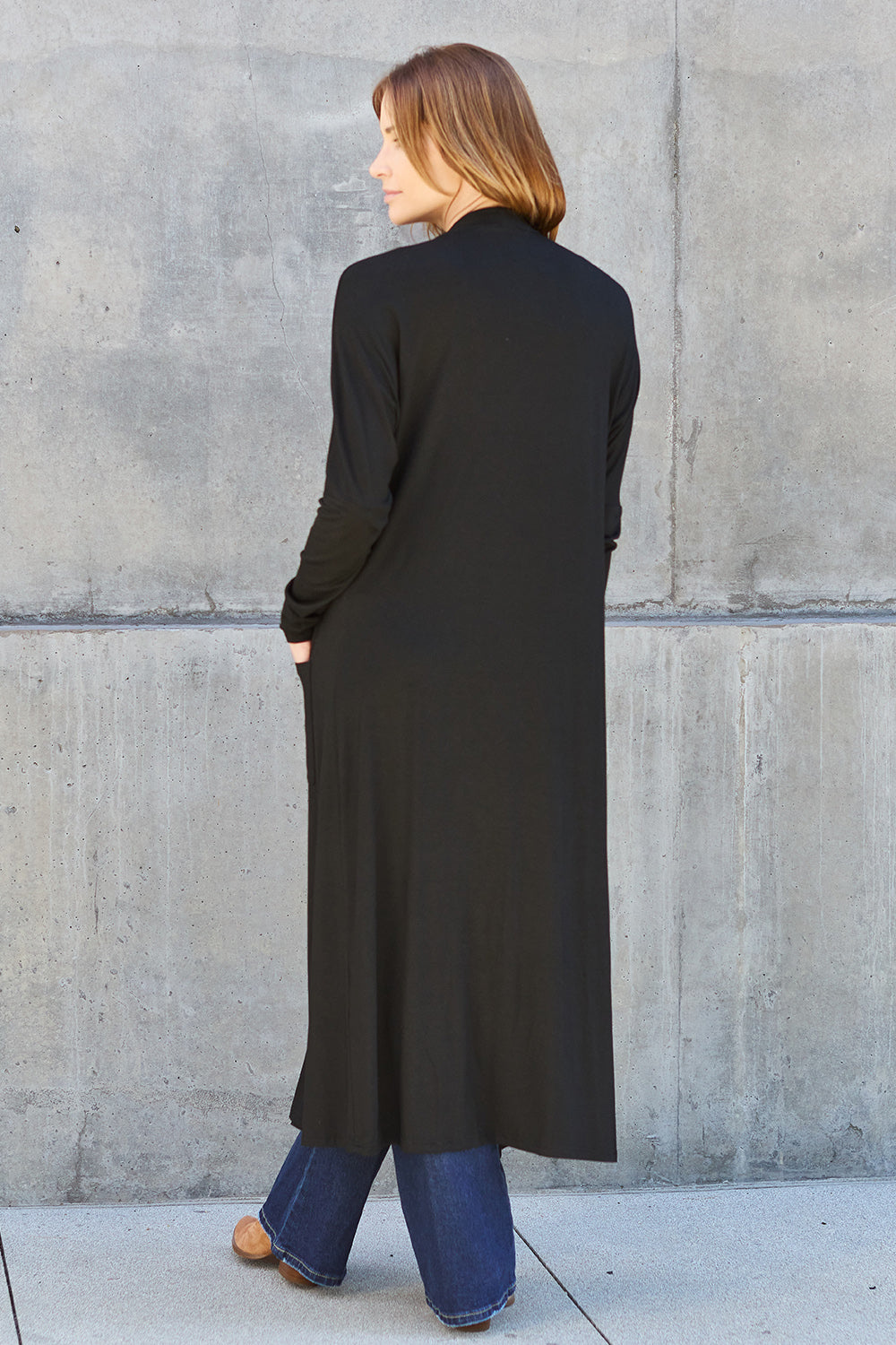 Funki Findz | Jackets | Women's Open Front Long Sleeve Coat
