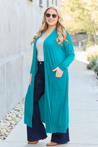Funki Findz | Jackets | Women's Open Front Long Sleeve Coat