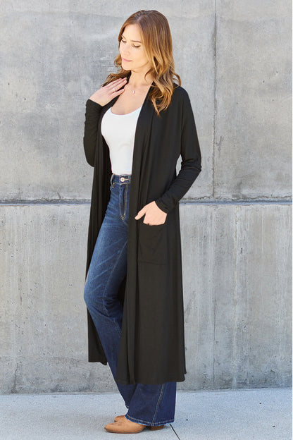 Funki Findz | Jackets | Women's Open Front Long Sleeve Coat