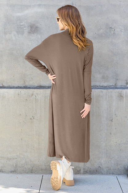 Funki Findz | Jackets | Women's Open Front Long Sleeve Coat