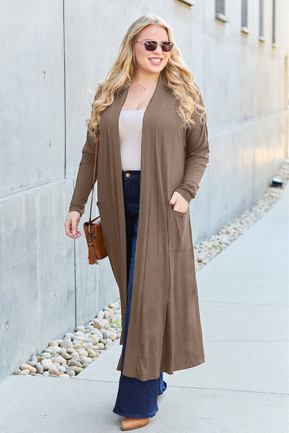 Funki Findz | Jackets | Women's Open Front Long Sleeve Coat