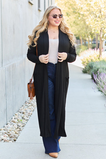 Funki Findz | Jackets | Women's Open Front Long Sleeve Coat