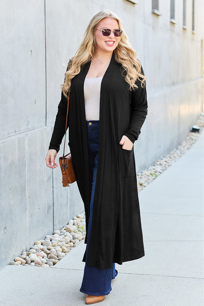 Funki Findz | Jackets | Women's Open Front Long Sleeve Coat