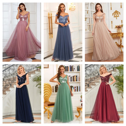 Funki Findz | Dresses | Women's Elegant Long Evening Dress