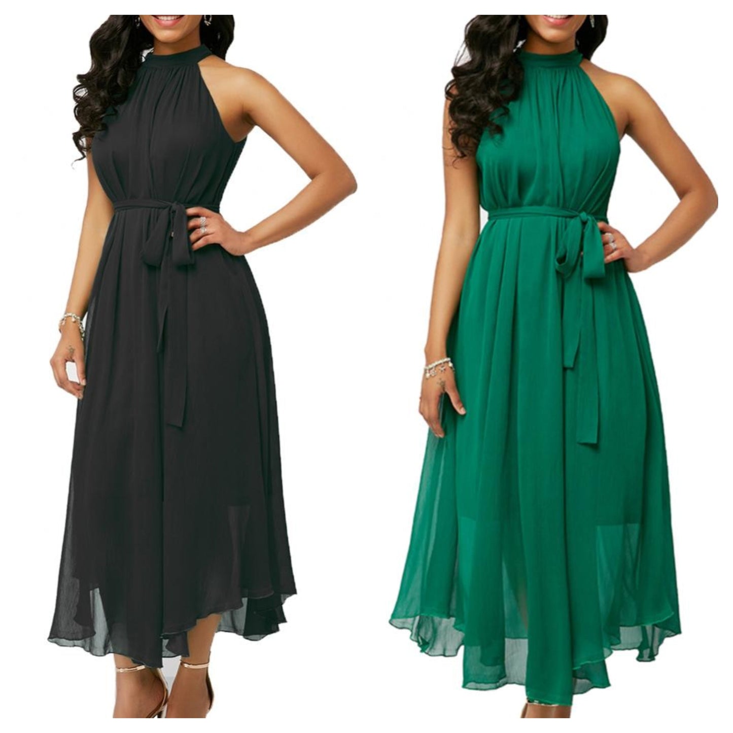 Funki Findz | Dresses | Women's Plus Size Chiffon Cocktail Dress