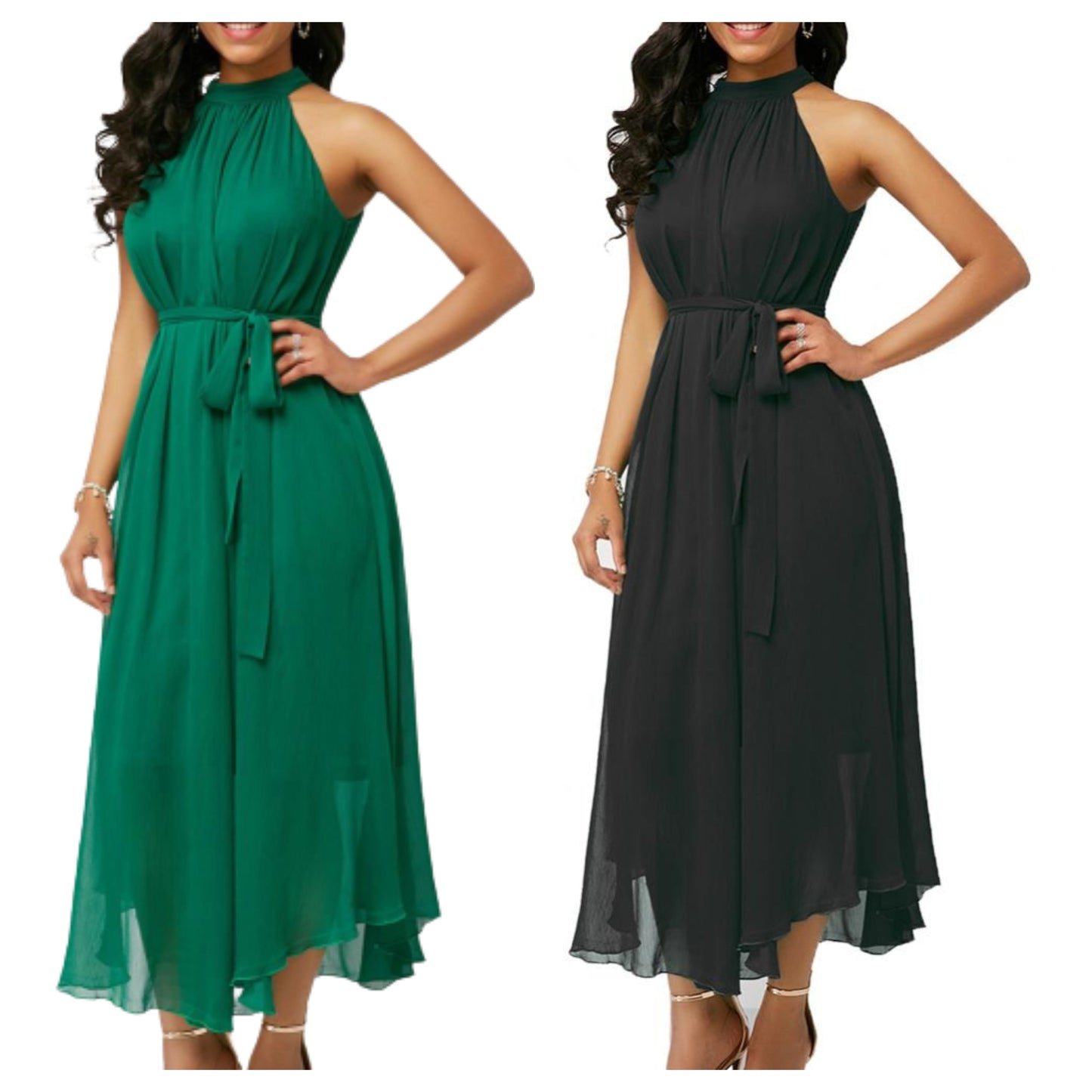 Funki Findz | Dresses | Women's Plus Size Chiffon Cocktail Dress