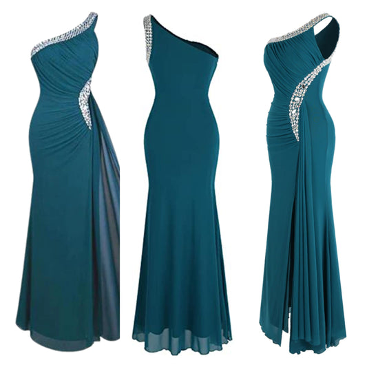 Funki Findz | Dresses | Women's Crystal Beaded Mermaid Dress