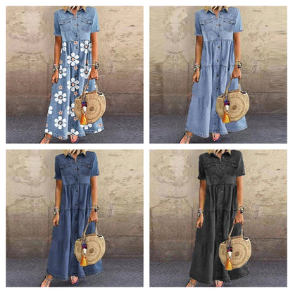 Funki Findz | Dresses | Women's Floral Print Maxi Boho Sundress