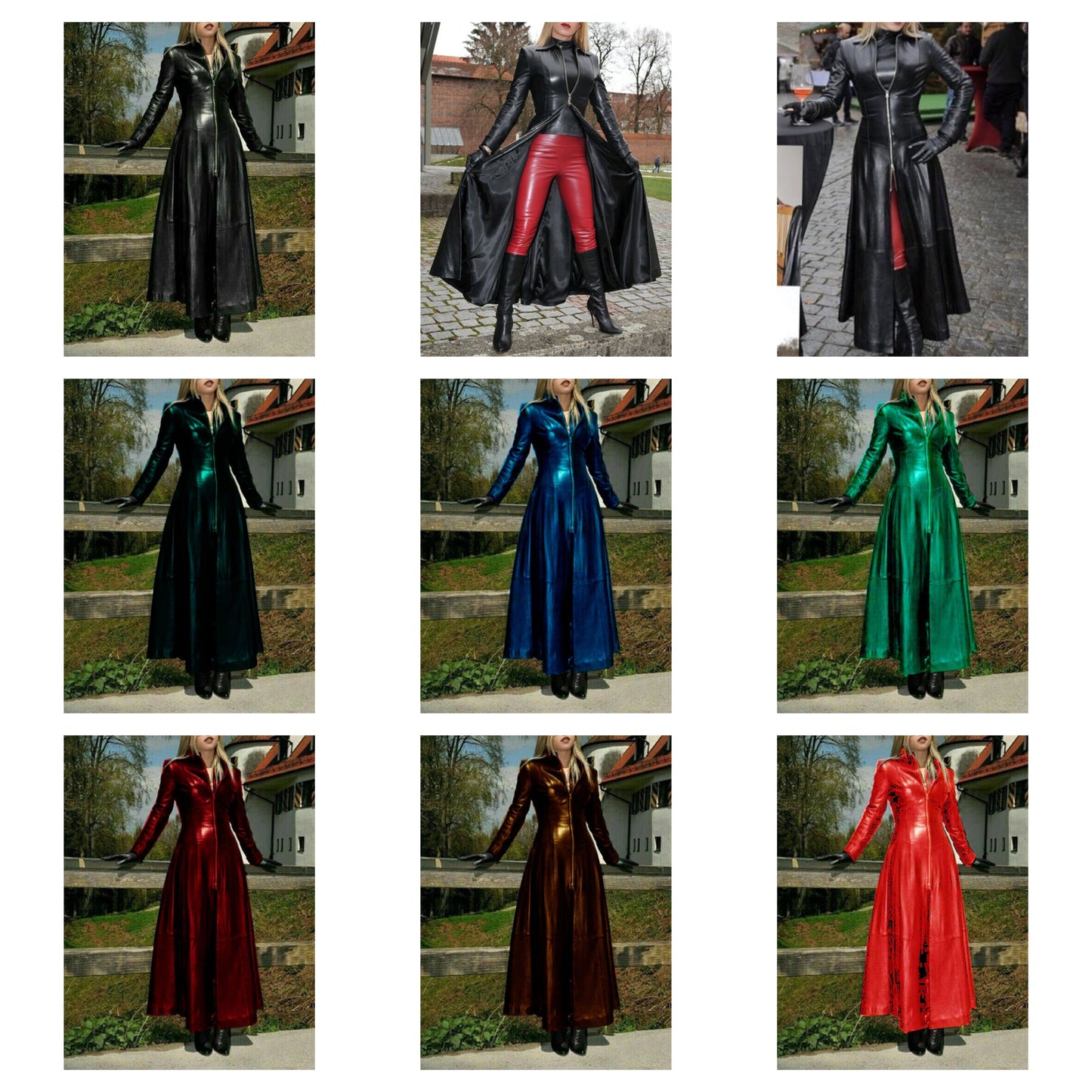 Funki Findz | Jackets | Women's Faux Leather Long Jackets
