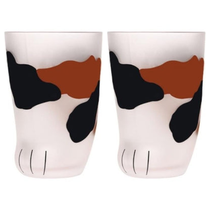 Funki Findz | Glasses | Cute Cat Paw Glass Coffee Cup Sets