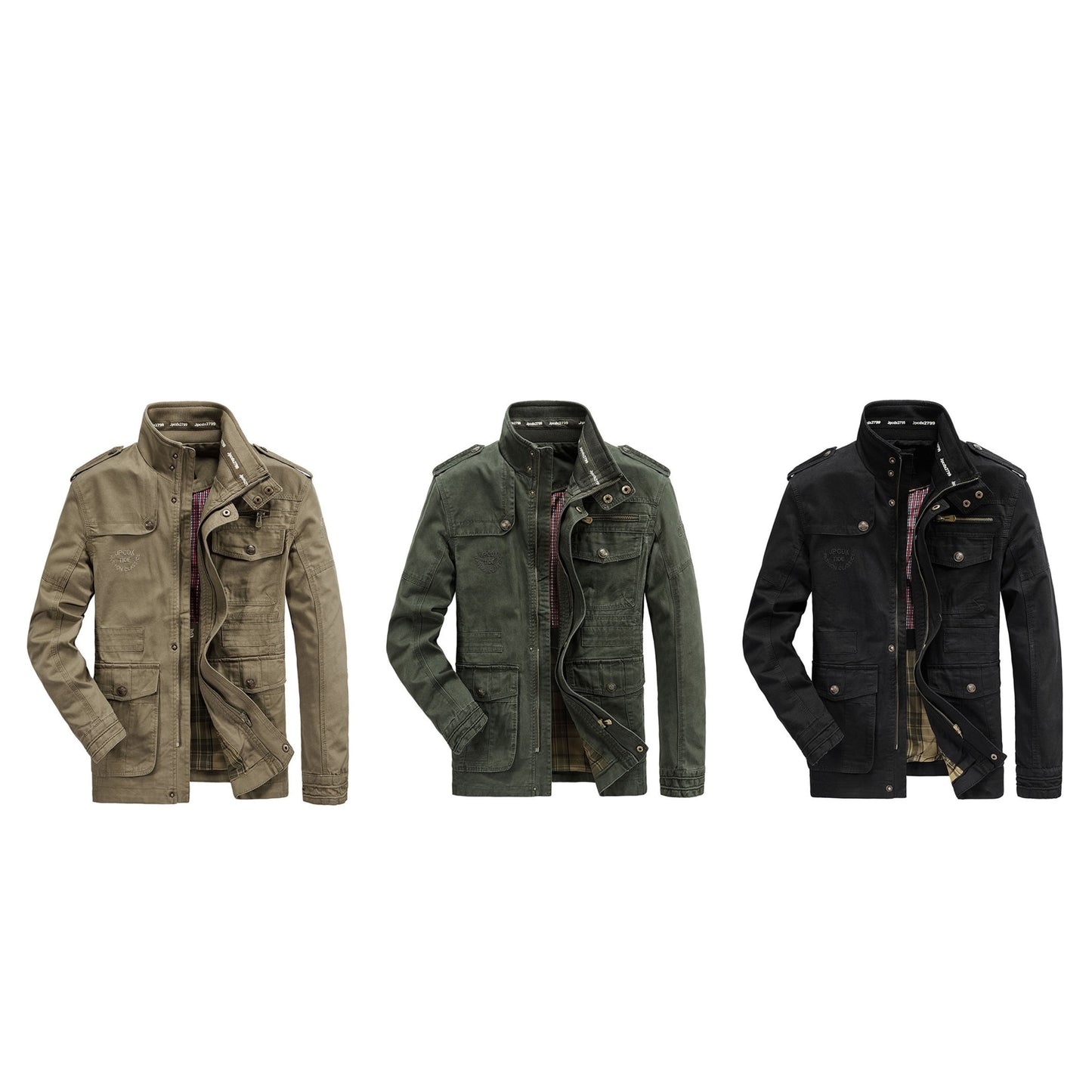 Funki Findz | Jackets | Men's Plus Size Military Cargo Jacket