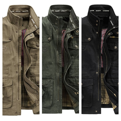 Funki Findz | Jackets | Men's Plus Size Military Cargo Jacket