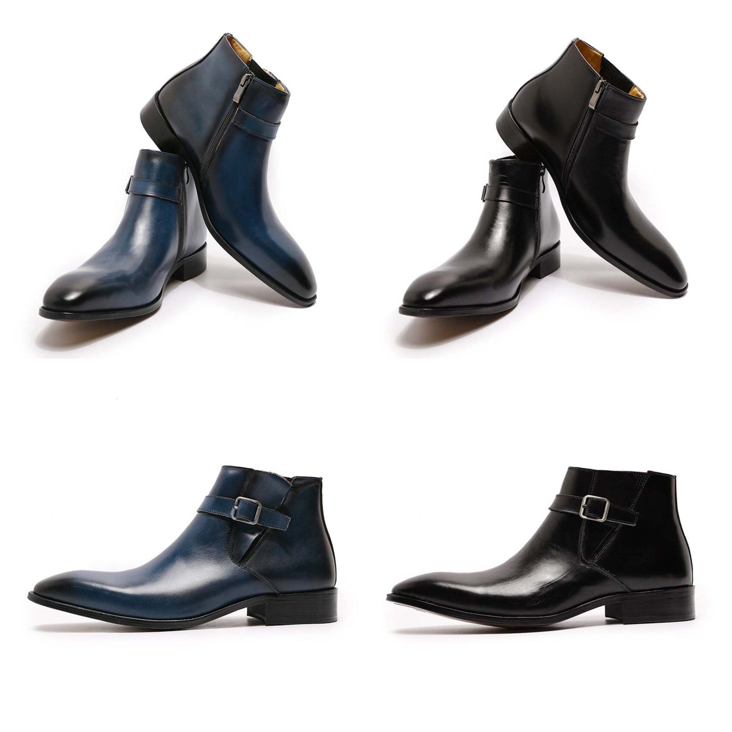 Funki Findz | Boots | Men's Genuine Leather Formal Dress Boots