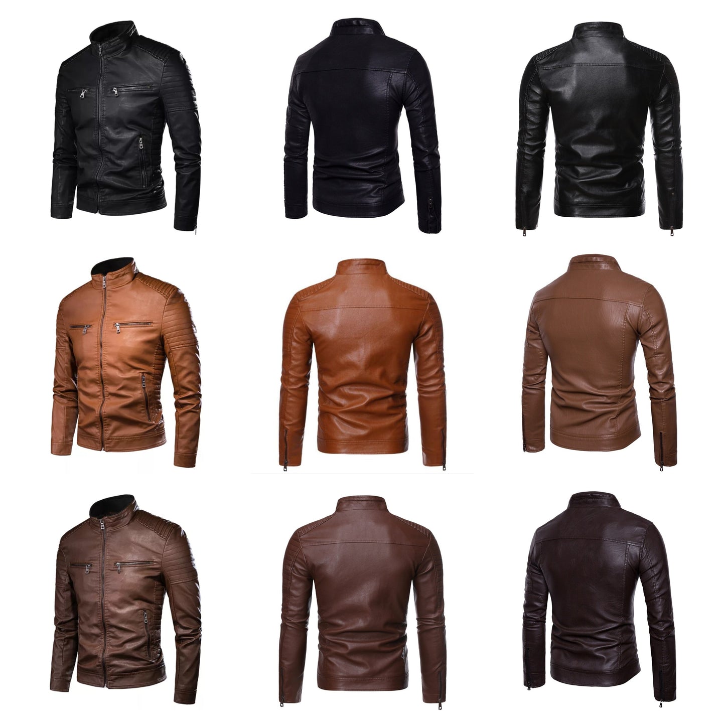 Funki Findz | Jackets | Men's Motorcycle Faux Leather Jacket