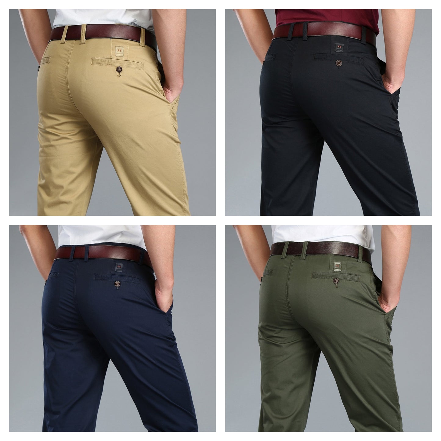 Funki Findz | Pants | Men's Trousers Straight Leg Business Pants