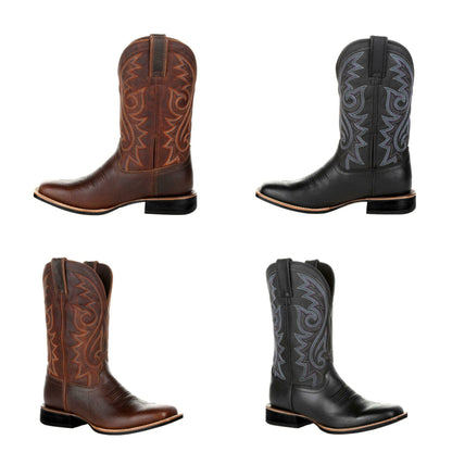 Funki Findz | Boots | Men's Mid-calf Embroidered Cowboy Boot