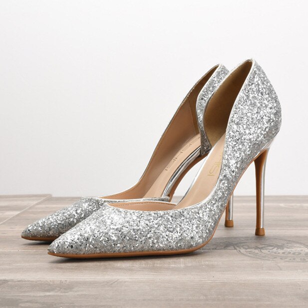 Funki Findz | Shoes | Women's Elegant Glitter Wedding Shoes