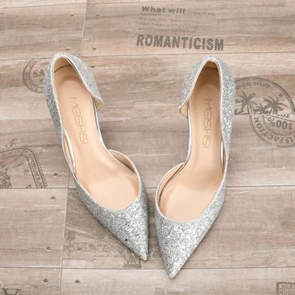Funki Findz | Shoes | Women's Elegant Glitter Wedding Shoes