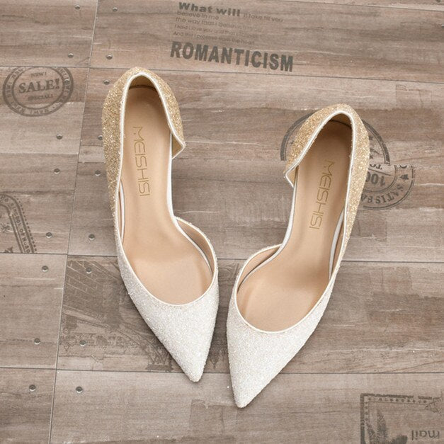 Funki Findz | Shoes | Women's Elegant Glitter Wedding Shoes