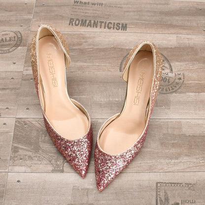 Funki Findz | Shoes | Women's Elegant Glitter Wedding Shoes