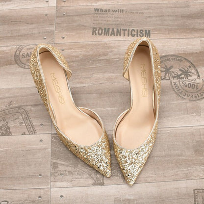 Funki Findz | Shoes | Women's Elegant Glitter Wedding Shoes