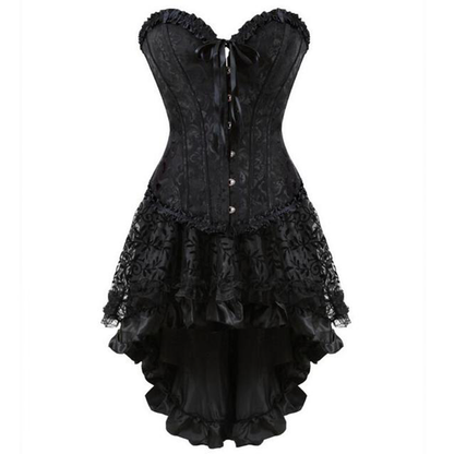 Funki Findz | Dresses | Women's Victorian Gothic Corset Skirt Set