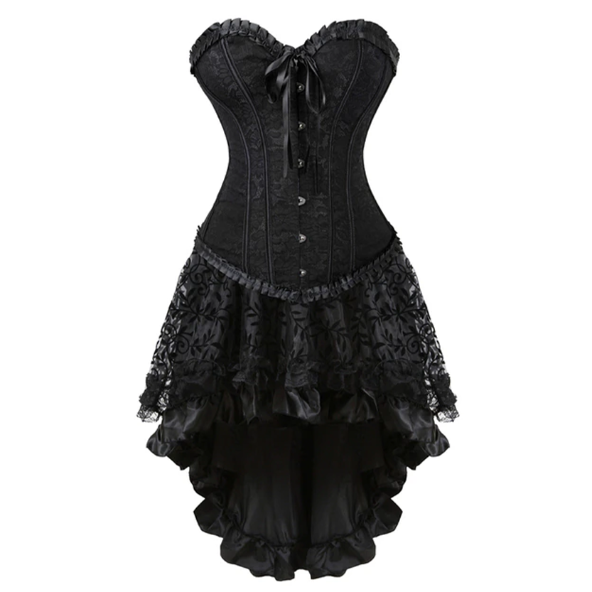 Funki Findz | Dresses | Women's Victorian Gothic Corset Skirt Set