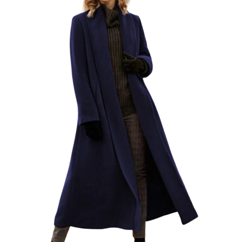 Funki Findz | Jackets | Women's Long Woolen Cardigan Coat