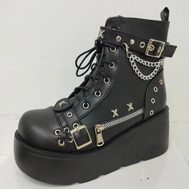 Funki Findz | Boots | Women's New Gothic Style Platform Boots